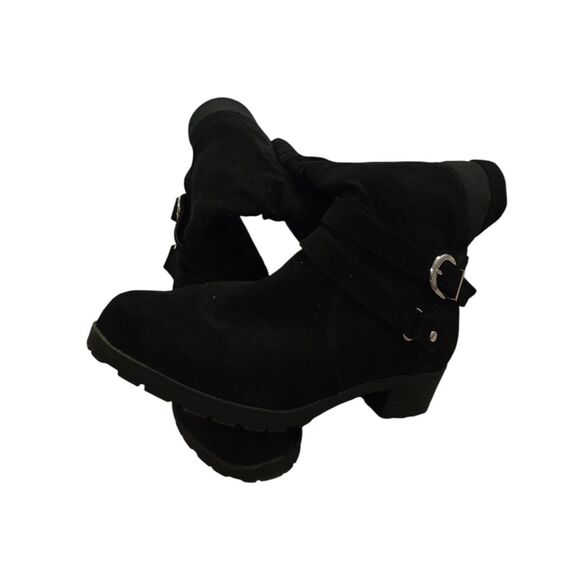 Unr8ed Black Danielle Wide Calf / Wide Width Tall Boots Size 8.5 - Picture 2 of 6